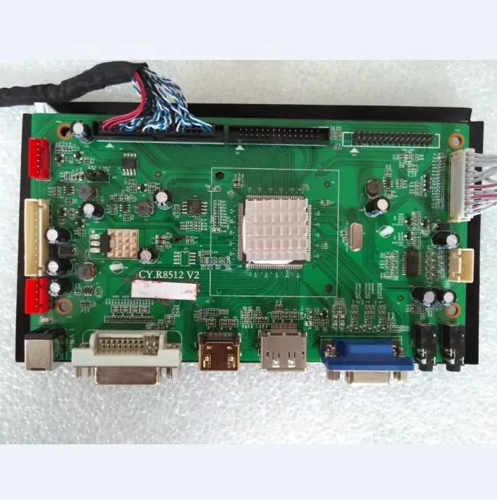 R8512 Universal lcd driver board 2560 resolution 60Hz HDM DP DVI VGA monitor controller board