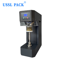 Machine de capsulage verticale entièrement automatique de table DC-166 pour couvercles de boîtes en fer blanc, plastique, café, thé, noix et aliments pour animaux de compagnie