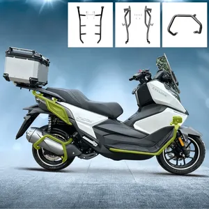 Pare-chocs de moto/scooter en acier épais Zongshen <span class=keywords><strong>Cyclone</strong></span> RT2 – Nouvelle barre de protection avant/arrière anti-chute, garde-corps, silencieux et protection moteur - Product Image 1