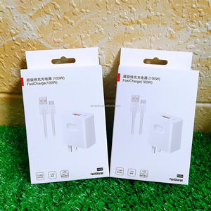 อะแดปเตอร์ชาร์จเร็วพิเศษสำหรับหัวเว่ย100วัตต์ปลั๊ก USB 100วัตต์สายเคเบิล Type C 6A 1เมตรสำหรับ Huawei Mate X3 40 50 <span class=keywords><strong>RS</strong></span> <span class=keywords><strong>nova</strong></span> 11 10 9 - Product Image 1