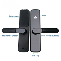 NOUVEAU Système de Serrure Électronique Intelligente pour Hôtel 2026 – Serrure Intelligente à Carte RFID Cloud 5050 à Loquet Unique pour Portes en Bois/Aluminium