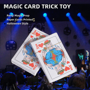 Truco de Magia para Escenario: Ilusión de Cartas de Bolsillo, Accesorio de Magia, Juguete para Magos, Papel Moderno, Halloween - Product Image 2