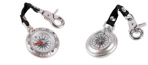 Bussola in Metallo in Lega di Zinco con Incisione Personalizzata per Portachiavi, Vendita all'Ingrosso - Product Image 3