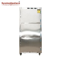 Réfrigérateur de Morgue en Acier Inoxydable, Qualité Commerciale, Congélateur Mortuaire à 3 Chambres pour Stockage de Cadavres avec Certifications CE ISO