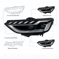 Phares LED Accessoires de voiture pour Audi A4 2020-2024 OE 8W0941773 8W0941774 LED standard 8W0941783 8W0941784 LED matriciel