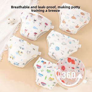 Pantalons <span class=keywords><strong>d</strong></span>'<span class=keywords><strong>apprentissage</strong></span> imperméables et lavables pour bébés garçons et filles, <span class=keywords><strong>sous</strong></span>-vêtements <span class=keywords><strong>d</strong></span>'<span class=keywords><strong>apprentissage</strong></span> de la propreté pour un <span class=keywords><strong>apprentissage</strong></span> sans couches - Product Image 5