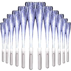 Tongkat pernikahan serat optik putih profesional, tongkat bercahaya LED panjang dengan <span class=keywords><strong>3</strong></span> mode cahaya untuk pernikahan - Product Image 1