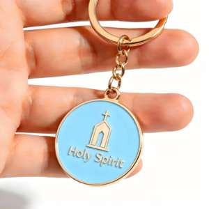 Porte-clés en métal personnalisé, design gratuit, plaqué or ou argent, laiton, alliage de zinc, artisanat métallique - Product Image 4