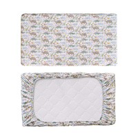 Kangobaby Lot de 2 draps pour lit de bébé en polyester avec impressions numériques 130x70x20 cm, prix de gros