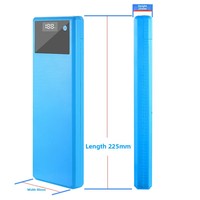 Kit de boîtier de batterie externe détachable 10 cellules 18650 avec interface d'entrée Type-C, charge rapide sans soudure, modèle Q10 FeGobe, moulage privé