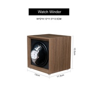 Caja Giratoria para Reloj Automático Individual con Motor Silencioso y Materiales Reciclados Ecológicos