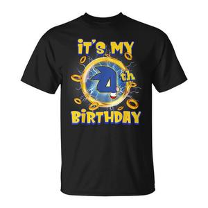 Camiseta de fiesta familiar a juego para mi 4º cumpleaños - Product Image 1