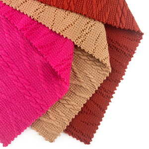 Bán buôn vải dệt kim vải đan jacq spandex vải telas cho quần Dresses và áo len - Product Image 1