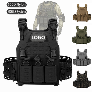 Trung Quốc Nhà sản xuất chiến thuật vest biểu tượng tùy chỉnh ngoài trời thiết bị chiến thuật 500D Nylon Molle hệ thống tấm tàu sân bay chiến thuật vest - Product Image 1