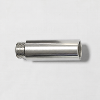 Adaptateur d'extension réducteur de basse pression en acier inoxydable 201 304 BSPP BSPT, filetage mâle 3/4x1/2 pouce, poli CNC, tête hexagonale pour tuyau