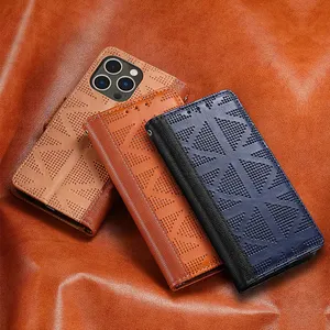 Luxury Leather Wallet Phone Case For Iphone 13 12 11 Pro Xs Max Xr Se3 6 6s 7 8 Plus Embossing Flip Shockproof Cellphone Cover