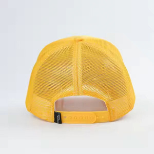 Yukaihe Tùy Chỉnh Chất Lượng Tốt Puff In Logo Bọt Lưới <span class=keywords><strong>Trucker</strong></span> Cap Thiết Kế Có Thể Điều Chỉnh 5 Bảng Điều Chỉnh <span class=keywords><strong>Trucker</strong></span> Hat Với Sợi Dây Thừng - Product Image 4