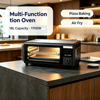 Four à convection numérique - Capacité 18L - Boîtier en acier inoxydable pour usage domestique et hôtelier