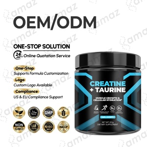 Amaz OEM Créatine Monohydrate Taurine en Poudre Sans Arôme 210g <span class=keywords><strong>pour</strong></span> Augmenter la Force et Améliorer les Performances Athlétiques - Product Image 6