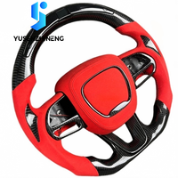 Volant en fibre de carbone pour Dodge Charger Challenger Durango Demon SRT Journey RT Viper Ram TRX SXT Hellcat Scat Pack