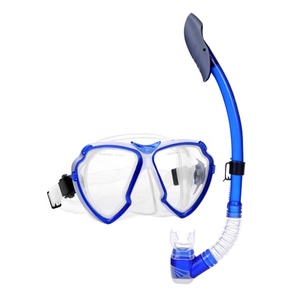Prodive premium adulto seco superior snorkel natación gafas conjunto - Product Image 1