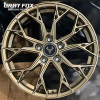 GRAYFOX Jantes forgées personnalisées noires 18 19 20 21 5x110 5x114.3 pour Audi A3 A4 A5 A6 A7 A8 Q2 Q3 Q5 Q7 TT RS3 RS4 RS6 VW Golf
