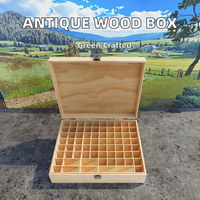Boîte de rangement pour huiles essentielles en bois écologique moderne personnalisée pour la décoration de la maison et les cadeaux