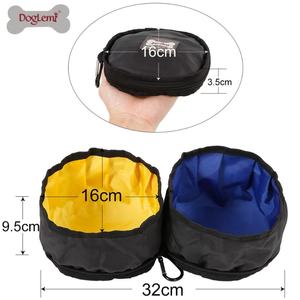 Pliable Double Portable Chien Bol Automatique Élevé Pet Feeder pour Voyage Camping Halloween & Noël En Plein Air Utilisation En Intérieur - Product Image 4