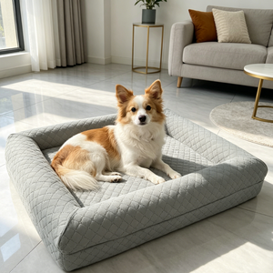 Camas para Perros Transpirables Personalizadas al por Mayor, Camas para Mascotas de <span class=keywords><strong>Doble</strong></span> Uso y <span class=keywords><strong>Doble</strong></span> Cara, Accesorios para Camas de Mascotas, Camas Rectangulares Grandes para Perros y Gatos - Product Image 1