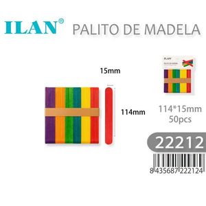 ไม้ไอแลน ขนาด 114x15 มม. 50 ชิ้น อุปกรณ์งานฝีมือ DIY - Product Image 1