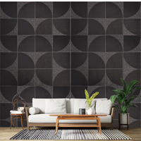 50mm Surface lisse 100% panneau acoustique en fibre de polyester feutre pour animaux de compagnie pour la décoration de restaurant de bureau panneaux muraux insonorisés