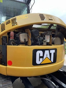 รถขุดตีนตะขาบ CAT 308D สีเหลือง เครื่องขุดไฮดรอลิก ติดตั้งบนราง สำหรับงานก่อสร้าง - Product Image 6