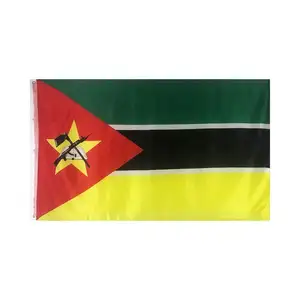 Hot Selling Polyester Sublimation 3 X 5 World Mozambique Flag