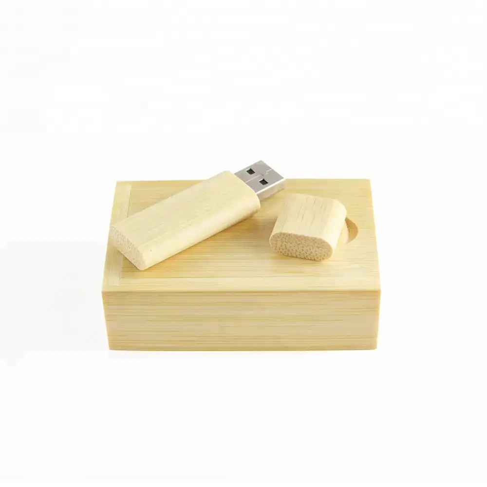 도매 사용자 정의 인쇄 나무 USB 플래시 드라이브 메모리 스틱 포장 선물 상자