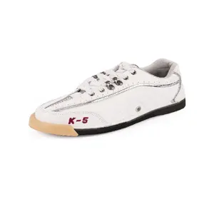 高级袋鼠皮革网布透气新款保龄球鞋Max welter K-5专业保龄球鞋白色保龄球鞋