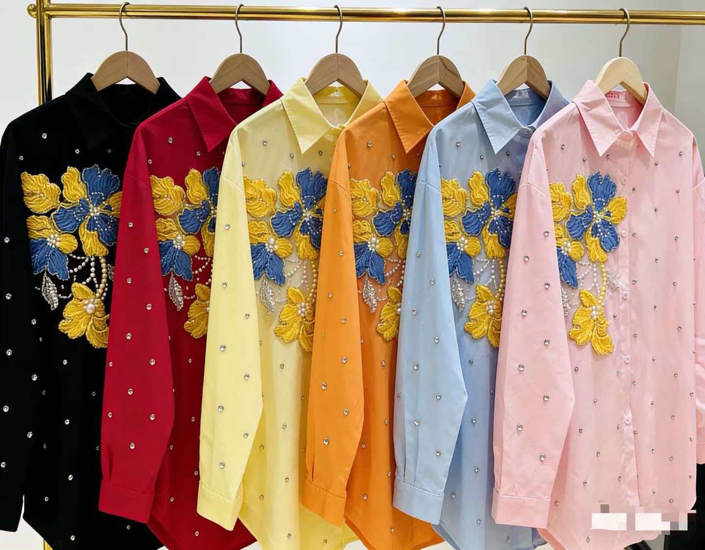 Wholesale 3D Flower Blouse Luxury Brand, Diverse Styles | Alibaba.com