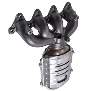 Catalyseur avant compatible avec Hyundai Accent/Kia Rio/Kia Rio5 1.6L Eng 2006-2011, avec collecteur d'échappement