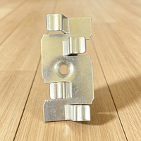 Clips de fixation pour terrasse en WPC, accessoires en métal, clips en acier inoxydable pour terrasse composite extérieure, clips à quatre griffes, fixations pour planches de terrasse