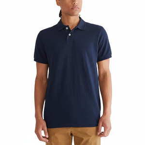 Chemise de golf décontractée à carreaux pour homme, respirante, séchage rapide, en coton, avec logo personnalisé, vente en gros, OEM, grandes tailles, tissu tricoté - Product Image 1