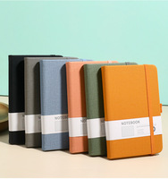 Cuaderno A5 con Tapa Dura de Cuero PU, Grabable con Láser, con Encuadernación Cosida con Hilo, para Oficina, Escuela, Negocios y Otros Usos