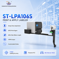 Applicateur d'étiquettes pneumatique à balancier IPS ST-LPA106S, machine d'impression par transfert thermique pour l'étiquetage des cartons