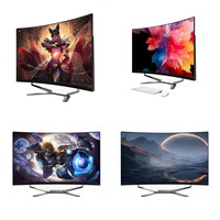 OEM/Özel Üretim 27 inç Kavisli LCD IPS Çift Çekirdekli Hepsi Bir Arada Oyun Bilgisayarı I3 I5 I7 SSD