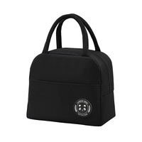 Sac Isotherme Portable pour Déjeuner, Sac de Voyage Extérieur pour Étudiants, en Feuille d'Aluminium Épaissie, Grande Capacité, Style Ethnique Minimaliste