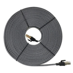 <span class=keywords><strong>Cable</strong></span> <span class=keywords><strong>de</strong></span> <span class=keywords><strong>Red</strong></span> Plano CAT8 Trenzado con Plata, <span class=keywords><strong>10</strong></span> Gigabits, 40 Gbps, <span class=keywords><strong>Cable</strong></span> <span class=keywords><strong>de</strong></span> Conexión <span class=keywords><strong>de</strong></span> <span class=keywords><strong>Red</strong></span> Blindado <span class=keywords><strong>de</strong></span> Cobre Puro - Product Image 1