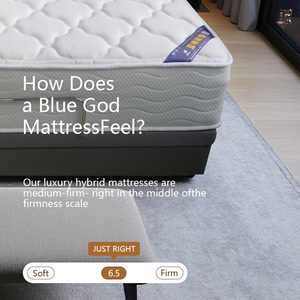 Matelas à compression en vente flash, matelas de lit Queen size ignifuge en fibre avec ressorts ensachés multicouches pour achat en gros pour hôtels - Product Image 4