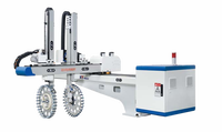 Brazo robótico de haz grande de 5 ejes, máquina de moldeo por inyección haitiana, brazo robótico, Cubo de plástico, industria, brazo de Robot de recogida y colocación