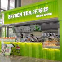 HENGZHI Kit Complet d'Équipement pour Magasin de Bubble Tea, Machine Automatique à Bubble Tea, Comptoir à Boba pour Salon de Thé au Lait, Solution Clé en Main