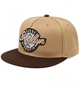 Casquette Snapback brodée Brooklyn Barber Shop, casquette de baseball vintage à visière plate, streetwear hip hop, casquette de barbier - Product Image 1