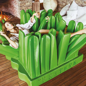 इतालवी घास लाउंज कुर्सियों और अवकाश सोफा कला लिविंग रूम घर की सजावट रचनात्मक डिजाइन आलसी सोफा - Product Image 1