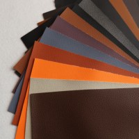 Cuir synthétique PVC tricoté gaufré moderne, anti-moisissure, imperméable, ignifuge, élastique, de haute qualité pour la maison - Vente en gros